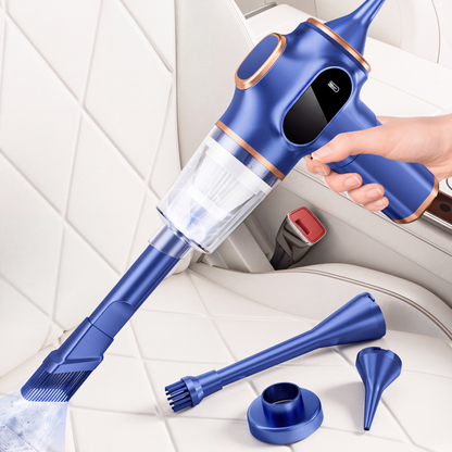 🚗 FLASH PROMO: -50%! 🧹 Draadloze Krachtige Stofzuiger – 2-in-1 Zuigen & Blazen, Compact voor Auto en Huis ✨