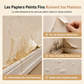 🏠 50% DE RÉDUCTION! 🎨 Papier peint texturé 3D – Épaissi & autocollant pour murs ✨