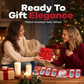 🎄 50% KORTING! ✨ Feestelijke Geldgeschenkhouder voor Kerst – Meerdere Vakjes, Ruimte voor Wensen &amp; Luxe Envelop met Lint 💌