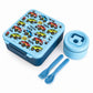 🍱🎒 -50% KORTING! 🥪Lekvrije Voedselveilige Bento Lunchbox Set voor Kinderen met Soepkom – 4-Vaks Lunchtrommel voor Scholieren