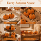 Fluwelen Pompoenen voor Halloween & Thanksgiving – Handgemaakte Herfstdecoratie 🎃✨
