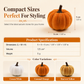 Fluwelen Pompoenen voor Halloween & Thanksgiving – Handgemaakte Herfstdecoratie 🎃✨