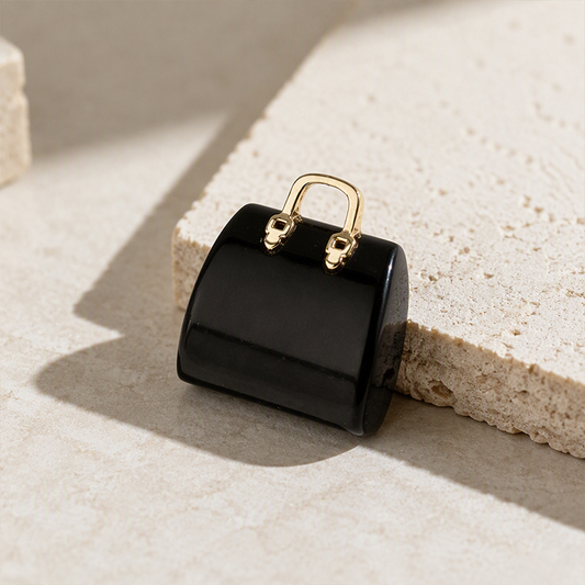 ⏳🔥LIMITED-TIME 50% OFF! ⏰Miniature Elegant Stone Handbag Ornament