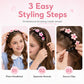 🎀 Gevlochten haarband met cartoonmotief – Eenvoudige en schattige haarstyling
