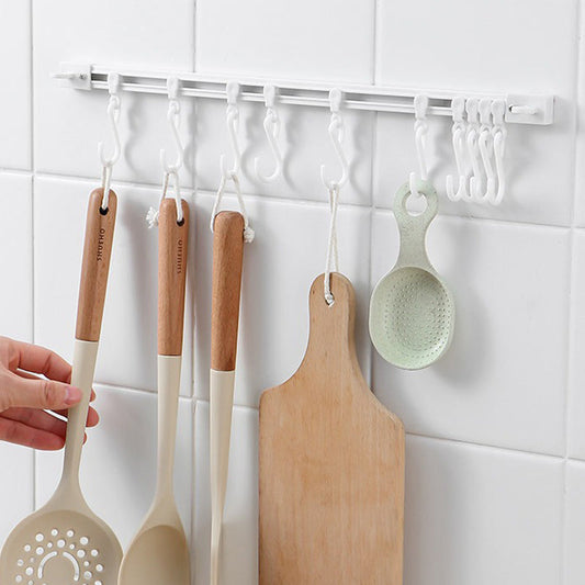 🔥🍳 50% korting! Zelfklevende keukenrail maet 10 schuifhaken – ruimtebesparend, zonder boren & stevig. Houd uw keuken georganiseerd! ✨🔧