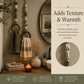 Decoratieve Handdoekhanger met Kralen en Houten Ring