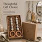 Decoratieve Handdoekhanger met Kralen en Houten Ring