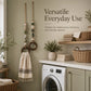 Decoratieve Handdoekhanger met Kralen en Houten Ring
