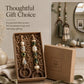 Decoratieve Handdoekhanger met Kralen en Houten Ring