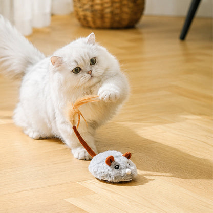 ⏰Limited-Time 50% Off 🐭Smart Electric Mouse Cat Toy｜Automatic Moving Interactive Toy For Indoor Cats 🐱