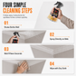 Cobweb Removal Spray and Wall Cleaner for Home Ceiling Corners Dust Cleaning Safe for Walls