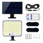 📢📢50% OFF !! ⏰Split Design Outdoor Solar Wall Light with Motion Sensor and Remote Control Waterproof Solar Powered Street Lamp with 3 Modes for Courtyard Garage