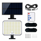 📢📢50% OFF !! ⏰Split Design Outdoor Solar Wall Light with Motion Sensor and Remote Control Waterproof Solar Powered Street Lamp with 3 Modes for Courtyard Garage