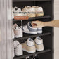 👟 Stofdicht schoenenrek: 360° bescherming, verwijderbare planken, dubbele laden en compact verticaal ontwerp