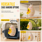 🐦 BEPERKTE AANBIEDING: -50% 🥚 Hangend katoenen vogelnest in eivorm, dubbele fleece en warme winterplek