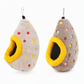 🐦 BEPERKTE AANBIEDING: -50% 🥚 Hangend katoenen vogelnest in eivorm, dubbele fleece en warme winterplek