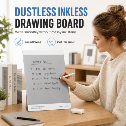 📋 FLITSDEAL: 50% KORTING! Magnetisch whiteboard zonder inkt – 0,5 mm stylus, direct wissen en oogvriendelijk voor schoon, draagbaar schrijven ✨✍️