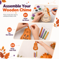 🎃 50% korting! DIY houten pompoen decoratie – schilder, monteer & hang uw eigen Halloween-pompoen op. Inclusief verf & penseel bij geselecteerde varianten! ✨🖌️