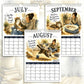 🐱🔥 50% KORTING! 2027 Katten Muurkalender – Maandelijkse Schattige Katten, Groot Datarooster, Dik Papier, Wanddecoratie voor Thuis & Kantoor ✨