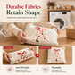 🎄 Geborduurde Kerstboom Kussenhoes met Strik 45x45cm Decoratieve Kussenhoes voor Bank & Woonkamer 🧸