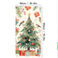 ⏳ 50% KORTING! ⏰ Kerstdeurovertrek voor een directe feestelijke uitstraling – Levendige ontwerpen met de Kerstman en een sneeuwpop, kleurvast premium polyester en eenvoudig op te hangen – Feestelijke sfeer voor deuren, muren en achtergronden