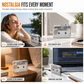 ⏳ 50% KORTING! ⏰ Transparante draagbare cassettespeler & cassette-naar-MP3-converter met USB-C