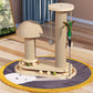 ⏳ 50% KORTING! ⏰ Interactive Cat Scratching Post – Sisal-Wrapped Durable Post, Feather Teaser & Ball Toys & Sturdy Stable Base – Healthy Scratching & Hours of Fun 🎾
