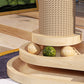 ⏳ 50% KORTING! ⏰ Interactive Cat Scratching Post – Sisal-Wrapped Durable Post, Feather Teaser & Ball Toys & Sturdy Stable Base – Healthy Scratching & Hours of Fun 🎾