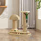⏳ 50% KORTING! ⏰ Interactive Cat Scratching Post – Sisal-Wrapped Durable Post, Feather Teaser & Ball Toys & Sturdy Stable Base – Healthy Scratching & Hours of Fun 🎾