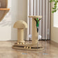 ⏳ 50% KORTING! ⏰ Interactive Cat Scratching Post – Sisal-Wrapped Durable Post, Feather Teaser & Ball Toys & Sturdy Stable Base – Healthy Scratching & Hours of Fun 🎾