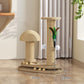⏳ 50% KORTING! ⏰ Interactive Cat Scratching Post – Sisal-Wrapped Durable Post, Feather Teaser & Ball Toys & Sturdy Stable Base – Healthy Scratching & Hours of Fun 🎾
