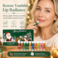 ⏳ 50% KORTING! ⏰ Kerstlippenbalsemset – 10 stuks hydraterende tubes, dubbele geur van watermeloen en bloemen, met een formule op basis van natuurlijke bijenwas – Feestelijke winterlippenverzorging, klaar om cadeau te geven 💋