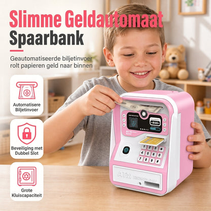 📢📢50% KORTING!! ⏰ Elektronische kinder-ATM-spaarpot, slimme spaarpot-speelgoed