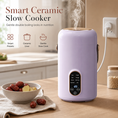 ⏳ 50% KORTING! ⏰ Multifunctionele elektrische mini-slowcooker en stoofpan met vooraf ingestelde timer