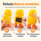 📢📢50% KORTING!! ⏰ Elektrisch zingend en dansend eendje van een tekenfilm – flapperende vleugels, kleurrijke LED-lampjes en vrolijke ritmes – leuk interactief muzikaal speelgoed voor kinderen 🎵