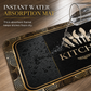 🏠✨ Geometric Flannel Door Mat – Water & Oil Absorbing Doormat for Kitchen, Bathroom & Entryway