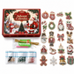 📢📢50% KORTING!! ⏰ DIY-set voor een kerst-aftelornament van 24 dagen🎄🎅📅