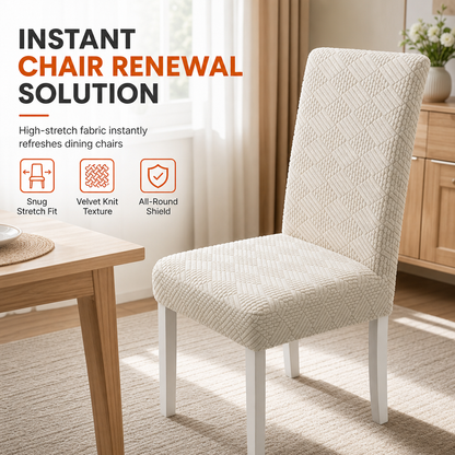 📢📢50% KORTING!! ⏰ Universele rekbare gebreide stoelhoes voor eetkamerstoelen🪑🛡️