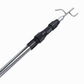 Stainless Steel Telescopic Reach Pole with Hook Multi Purpose Extendable Clothes Hanging Rod and Truck Cargo Retrieval Tool