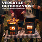📢📢50% KORTING !! ⏰ Multifunctionele draagbare houtkachel – roestbestendig, voor kamperen, barbecueën en verwarming ✨