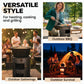 📢📢50% KORTING !! ⏰ Multifunctionele draagbare houtkachel – roestbestendig, voor kamperen, barbecueën en verwarming ✨