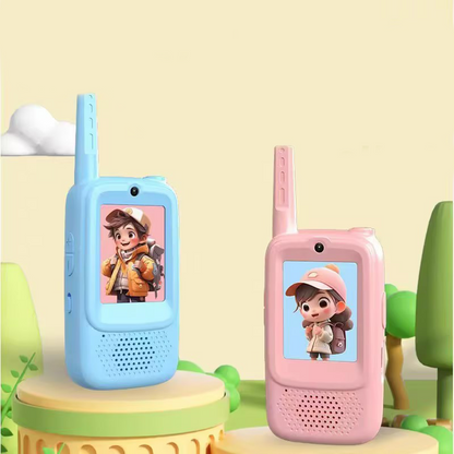 📢📢50% KORTING!! ⏰ 🎥Oplaadbare walkietalkies met videofunctie voor kinderen – leuk en veilig communiceren