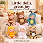 🎁Nu 50% Korting! Mini Reborn Babypoppen Set – Levensechte Mini Poppen met Schattige Dierenbadjasjes, Perfect Cadeau voor Kinderen
