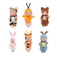🎁Nu 50% Korting! Mini Reborn Babypoppen Set – Levensechte Mini Poppen met Schattige Dierenbadjasjes, Perfect Cadeau voor Kinderen