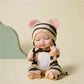 🎁Nu 50% Korting! Mini Reborn Babypoppen Set – Levensechte Mini Poppen met Schattige Dierenbadjasjes, Perfect Cadeau voor Kinderen