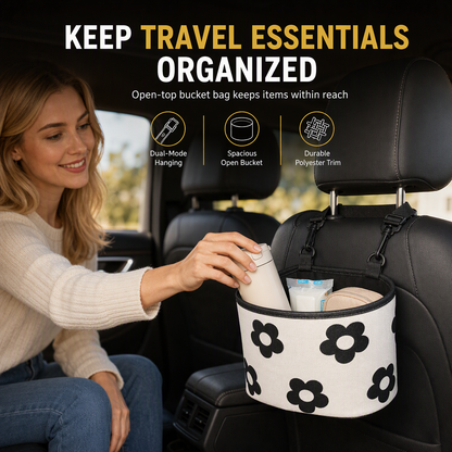 📢📢50% KORTING !! ⏰ Opbergtas voor aan de rugleuning van de autostoel – Multifunctionele opbergmand voor de achterbank voor diverse spullen