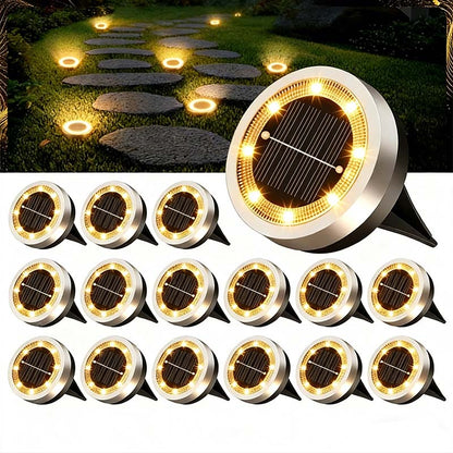 📢📢50% KORTING !! ⏰ Zonne-grondlamp voor in de tuin (set van 4)