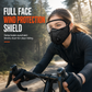 📢📢50% KORTING !! ⏰ Stof- en winddicht sportmasker voor buiten met oogbescherming en ademruimte, geschikt voor hardlopen en fietsen