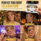 📢📢50% KORTING !! ⏰ Tijdelijke gezichtstattoo-stickers voor de kerstvakantie – Dierenmotieven, glittersteentjes voor op het gezicht ✨