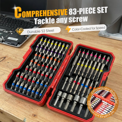 🔧 83-delige S2-bitset – Eén overzichtelijke set voor al je dagelijkse klusjes